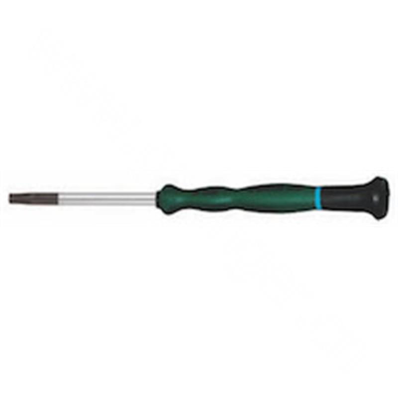 世达 SATA 63009 塑柄 微型花型螺丝批 T10 x 50mm 1件