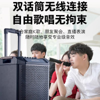飞利浦SD180广场舞音响户外大功率便携式拉杆音箱移动重低音蓝牙三分频8寸3D环绕拉12寸低音杆音响
