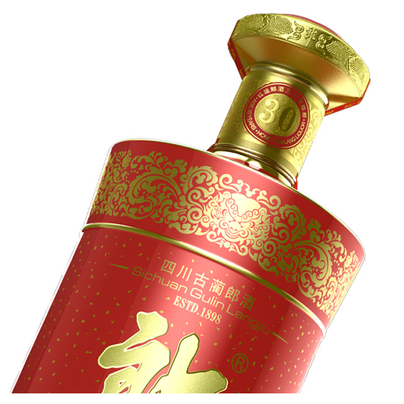 郎酒 红运郎(30)53度 998ml 单瓶装 酱香型白酒
