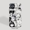 日漫女孩苹果Xr手机壳皮纹iphone7plus/11pro软12/6/8女Xsmax/Se2 漫画白底少女[小羊皮]
