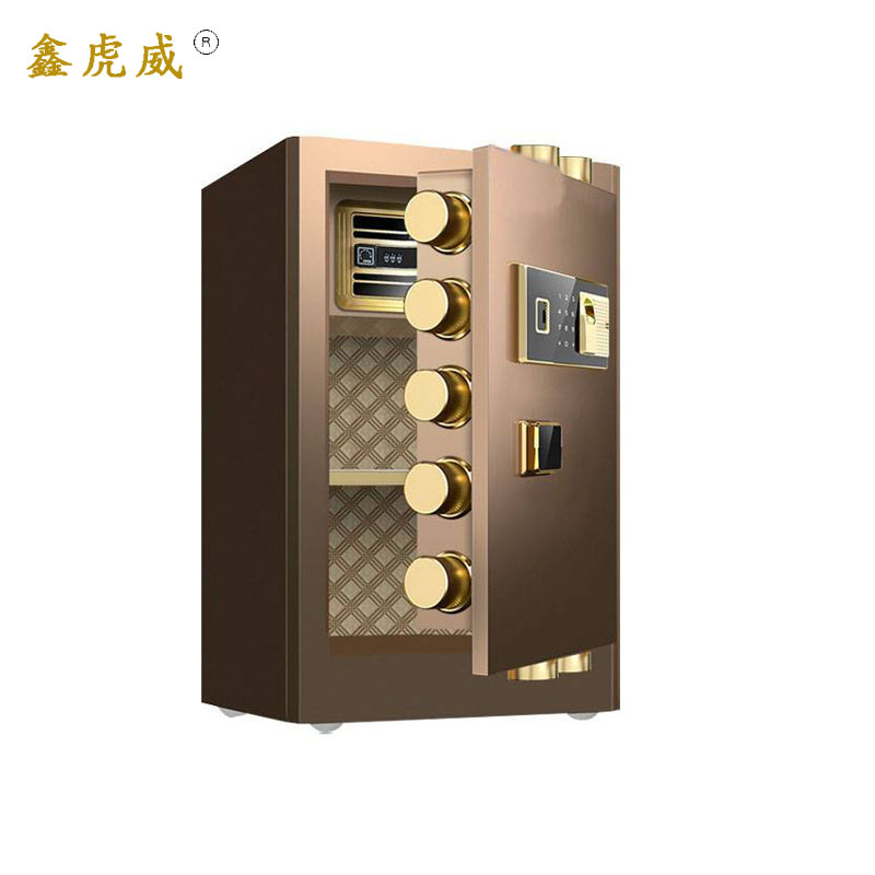 鑫虎威保险柜BXG-14台60cm咖啡色指纹锁高清大图