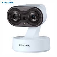 (64G内存卡套装)TP-LINK TL-IPC48GW 双目变焦版 800万星光6倍变焦变焦云台摄像机 智能安防摄像头