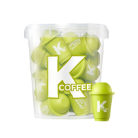 肯德基 KCOFFEE新品精品闪冲茶咖系列 冷萃冻干即溶咖啡粉提神黑咖啡12颗*2g*1桶 茉莉茶咖口味