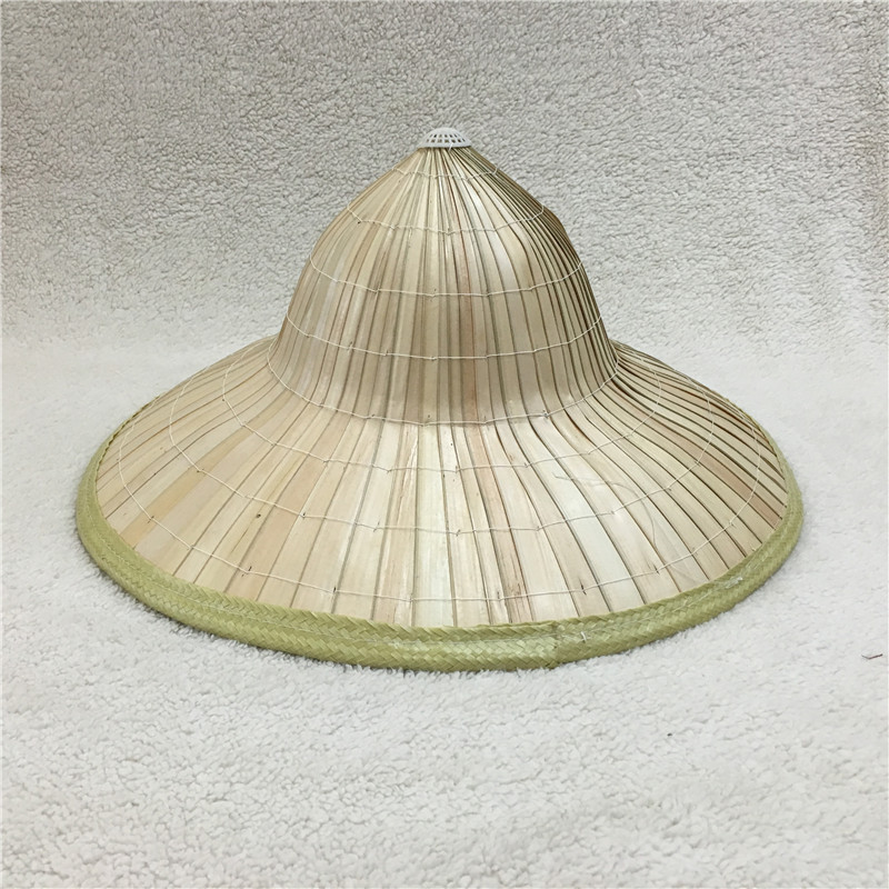 企购优品遮阳防晒竹编竹帽凉帽越南帽