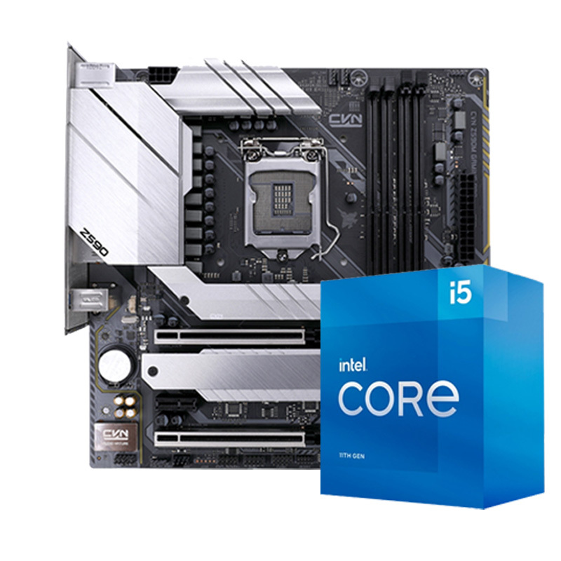 七彩虹CVN Z590M GAMING PRO V20+Intel i5-11500 CPU主板套装