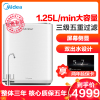 美的(Midea)高端比佛利净水器家用直饮厨下式净水机无罐大通量纯水机G500C反渗透RO膜MRC1780C-500G