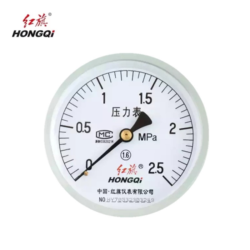 红旗 轴向压力表定制检测款Y100Z 块高清大图