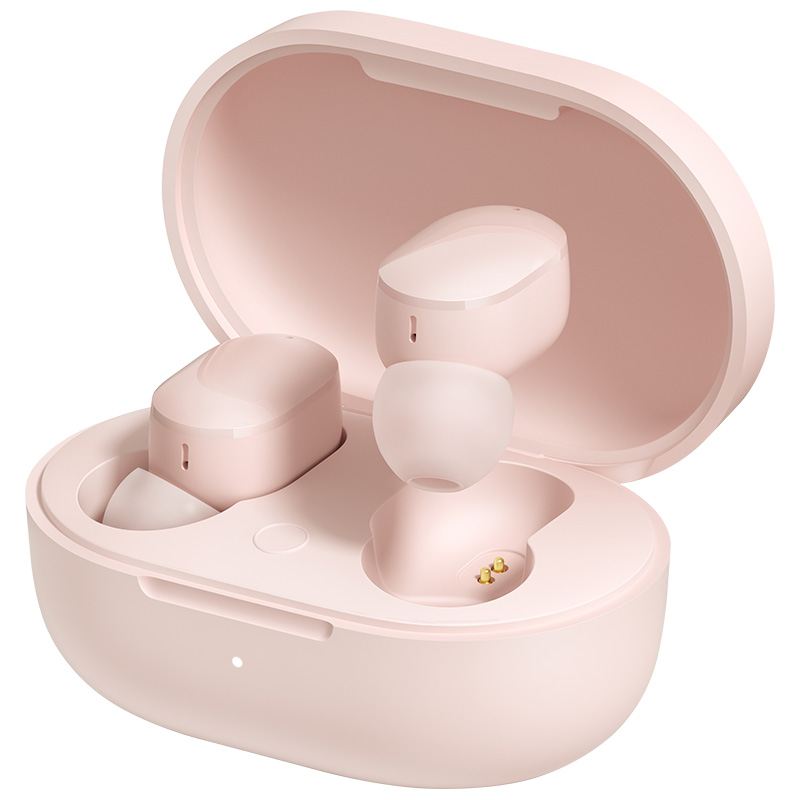 Redmi AirDots 3 真无线蓝牙耳机 粉色 小米耳机开盖弹窗蓝牙5.2适配小爱同学30h超长续航入耳检测高清大图