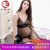 透明薄纱蕾丝睡裙情趣内衣透视装小胸大码激情套装睡衣女夏