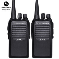 摩托罗拉(MOTOROLA)V168对讲机商用民用专业 调频手台远距离手持 黑色[两只装]