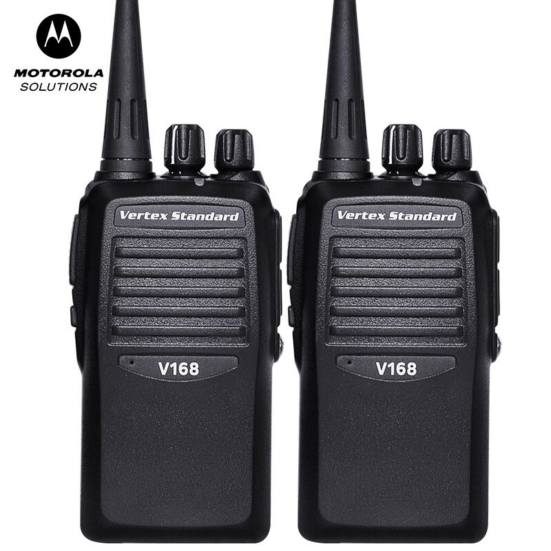 摩托罗拉(MOTOROLA)V168对讲机商用民用专业 调频手台远距离手持 黑色[两只装]