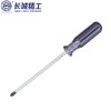 长城精工 Cr-V蓝透双色彩条柄螺丝批 十字起子改锥工具 5*100mm 270145 10把