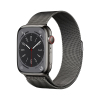 Apple Watch Series 8 智能手表(GPS+蜂窝版) 41mm 石墨色不锈钢表壳 石墨色米兰尼斯表带