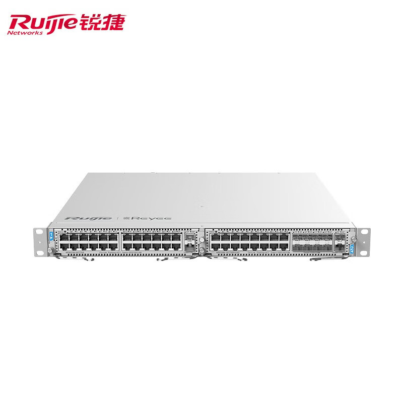 锐捷(Ruijie)三层网管模块化 光网融合易光交换机OLT 双槽位多业务板卡 无源分光设计主机 RG-NBF6002M
