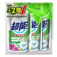 超能洗衣液双离子(柔顺抗静电)500g*3袋[纳爱斯]