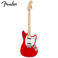 FENDER芬达电吉他音速sonic MUSTANG单单枫木指板初学入门电吉他 都灵红