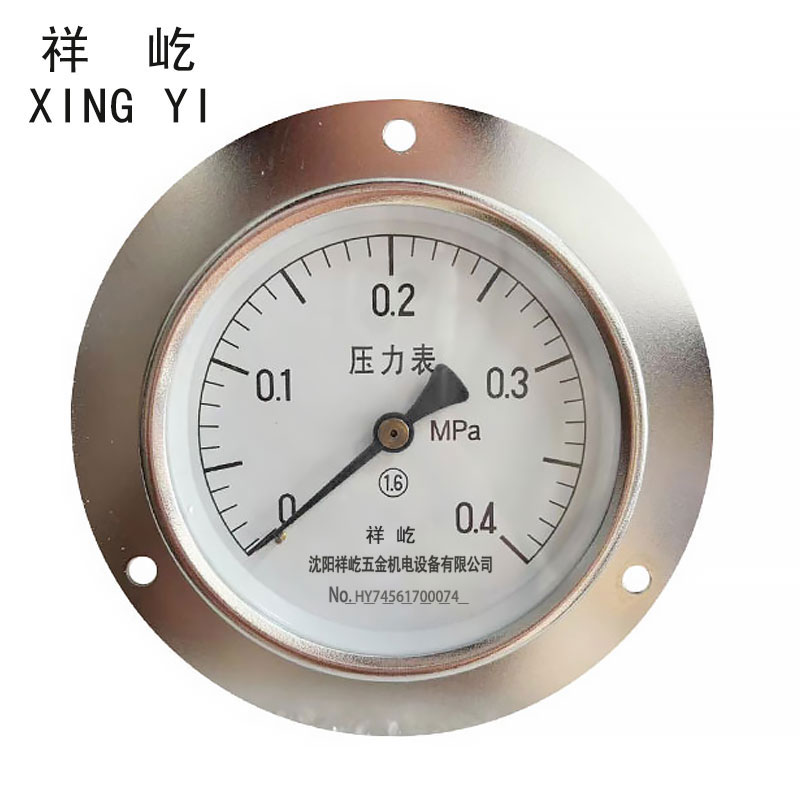 祥屹+轴向带边压力表检测定制型+Y100ZT+块高清大图