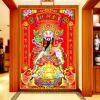 印花财神爷十字绣新款客厅财神到对联系列大幅卧室财神到
