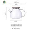大容量玻璃冷水壶耐热水壶北欧家用凉白开凉水壶防爆茶壶茶杯套装 FENGHOU 相思木盖冷水壶[1升]