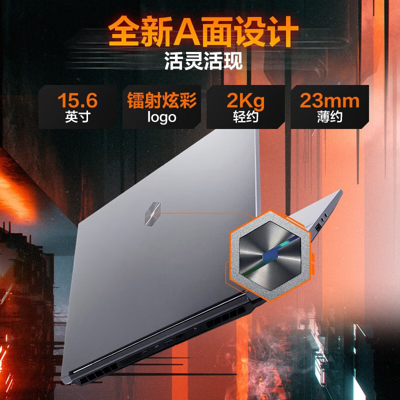 机械革命 蛟龙15K 15.3英寸商务办公学习本大屏电竞游戏本笔记本电脑 定制(R7-7435H 32G内存 1TB固态 RTX4050 高色域165HZ)灰色高清大图