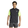 adidas Ultimate Vest 纯色Logo标识拉链立领马甲 男款 黑色 HZ4441