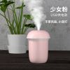 加湿器迷你usb防干烧家用静音卧室孕妇空气喷雾办公室车载大容量|插电式(粉红) 香薰2瓶
