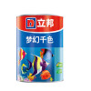 立邦 内墙乳胶漆彩色小桶水性环保油漆涂料墙面漆梦幻千色 免费调色 象牙白(OW038-4) 900ml