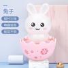 卡通不倒翁小猪老虎儿童迷你赠品休闲怀旧小玩具|小兔不倒翁 粉猫