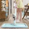 免手洗平板拖把手洗懒人拖把家用擦地板拖布托把干湿两用地拖布 免手洗拖把33cm共一块布