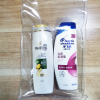 潘婷丝质顺滑洗发露400ml+海飞丝丝质柔滑去屑洗发露400ml(组合装)