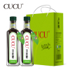 CUCU 有机醋礼盒500ml*2 山西有机谷物酿造 老陈醋