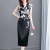 大码女装连衣裙女2021新款夏装时尚高档洋气减龄遮肚显瘦百搭裙子 黑色连衣裙 时尚百搭 M [建议90-105斤]
