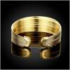 Z005 Women Gold Bracelet 女士开口手镯镀18K黄金色日韩首饰配饰送女朋友七夕情人节礼物