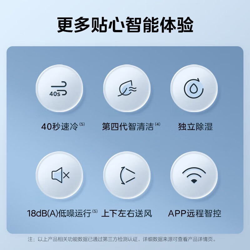 美的(Midea)空调2匹酷省电新一级能效 变频冷暖自清洁壁挂式客厅挂机大卧室防直吹 KFR-46GW/N8KS1-1