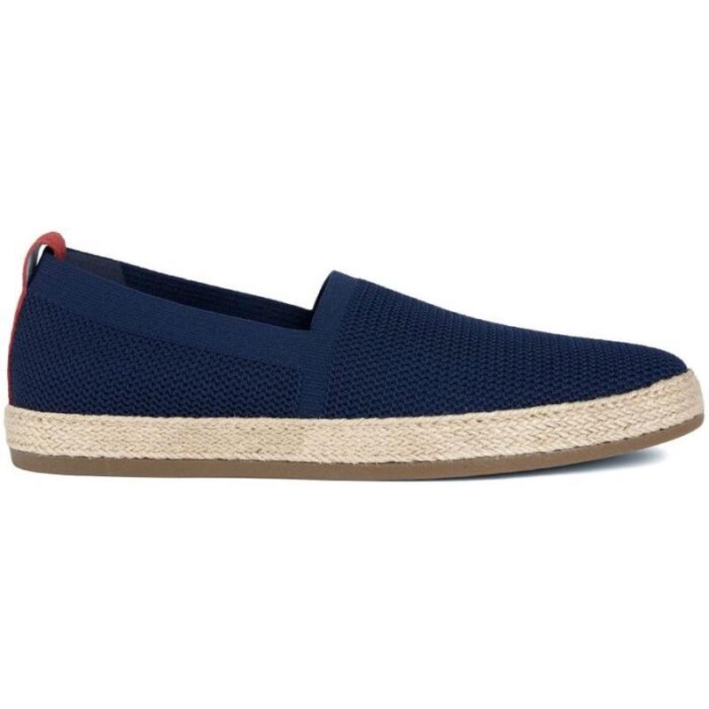 Geox透气 linen面料夏季休闲凉鞋男U潘泰利利亚B风格夏日跑鞋