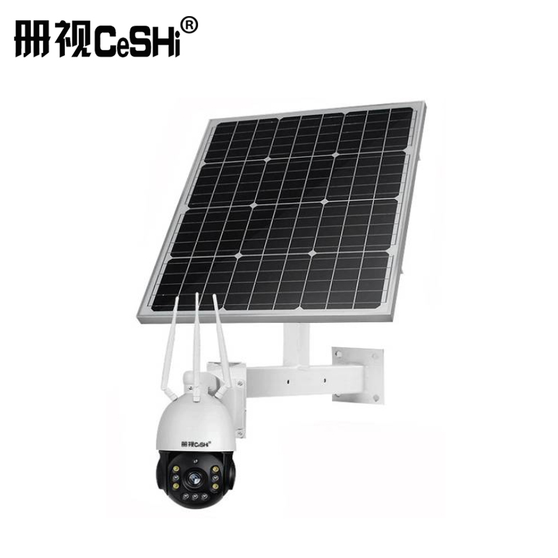 册视监控器材配件140w太阳4G监控摄像头5寸室外监控CS140W5-HIPQ9-W300-4g40套