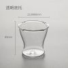 耐热玻璃茶漏茶滤茶网套组茶叶过滤茶海功夫茶具配件茶隔茶过滤器 单独玻璃底座(有底)