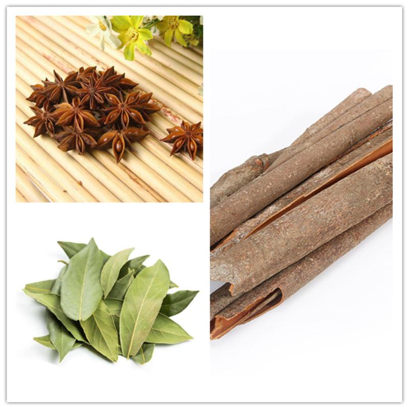 八角大料茴香桂皮香叶胡椒粒砂仁草果草寇毕拨香茅草花椒批发 八角500g高清大图