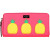 Kate Spade 凯特·丝蓓 奢侈品 女款亮粉色皮质长款钱包钱夹 WLRU2885 761
