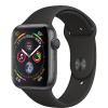 Apple Watch Series4 智能手表GPS+蜂窝网络款 44毫米 深空黑色不锈钢表壳搭配黑色运动型表带/TP