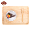 唐宗筷 盘/碟 功夫茶具 橡胶木方形茶托盘 水果盘 干果盘 年货零食盘 寿司盘 35*24cm C5809