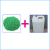 塑柏康 塑胶跑道材料 草绿色颗粒一包25KG+胶水5KG (BY)/包