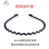 ?男士发箍?日韩背头防滑波浪头箍韩国运动潮流简约发带发带 你那么美 1#加厚波浪发箍发夹