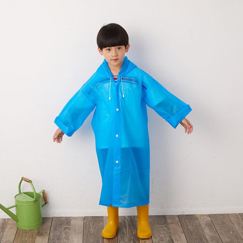 儿童雨衣幼儿园小学生雨披上学全身带书包位男童女童大童宝宝雨衣涡曼