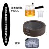 电陶炉金蛋茶炉煮茶器家用定时玻璃壶陶瓷壶迷你煮茶炉不挑壶锅 胡桃侧把壶