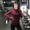 运动外套女长袖速干瑜伽上衣2018秋季新款健身服跑步夹克