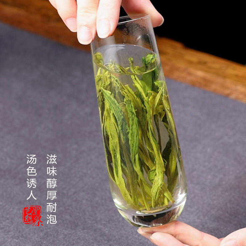2025新茶上市艺魁堂手工捏尖特级太平猴魁500g木盒礼盒装黄山绿茶送礼高清大图