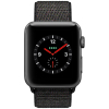 Apple Watch Series3智能手表 GPS+蜂窝网络款 42毫米 深空灰色铝金属表壳 黑色回环式运动表带