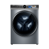 海尔(Haier)滚筒洗衣机 XQG100-HBD14386TLU1 炫彩触屏精华洗 直驱变频10公斤容量 洗烘一体