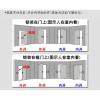 户外闪电客免布线不锈钢指纹刷卡别墅铁艺锁电子禁一体电控锁 单头指纹刷卡款(进指纹)
